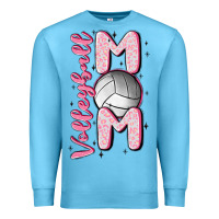 Ocean Blue volleyball mom Premium Sweatshirt - MaliasSmallBusiness