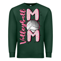 Sports Green volleyball mom Premium Sweatshirt - MaliasSmallBusiness