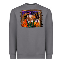 Storm longhorn cow halloween Heavyweight Sweatshirt - RanaPortraitStore
