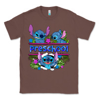 Chestnut preview flower stitch blue preschool Classic Tee - AdoDesignShop