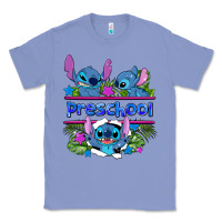Colony Blue preview flower stitch blue preschool Classic Tee - AdoDesignShop