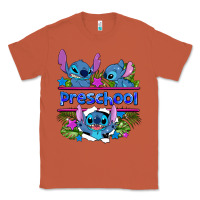 Copper preview flower stitch blue preschool Classic Tee - AdoDesignShop