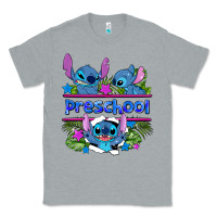 Heather Grey preview flower stitch blue preschool Classic Tee - AdoDesignShop