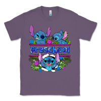 Lavender preview flower stitch blue preschool Classic Tee - AdoDesignShop