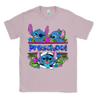 Lilac preview flower stitch blue preschool Classic Tee - AdoDesignShop
