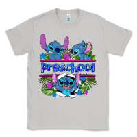 Moon Dust preview flower stitch blue preschool Classic Tee - AdoDesignShop
