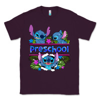 Plum preview flower stitch blue preschool Classic Tee - AdoDesignShop