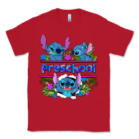 Red preview flower stitch blue preschool Classic Tee - AdoDesignShop