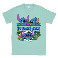 Seafoam preview flower stitch blue preschool Classic Tee - AdoDesignShop