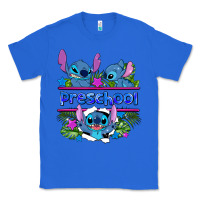 True Royal preview flower stitch blue preschool Classic Tee - AdoDesignShop