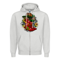Dove Grey Christmas Cowboy Boots Zipper Hoodie - JahusDesignShop