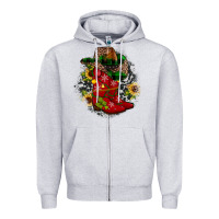 Heather Grey Christmas Cowboy Boots Zipper Hoodie - JahusDesignShop