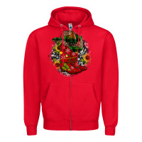 Red Christmas Cowboy Boots Zipper Hoodie - JahusDesignShop
