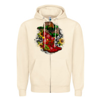 Sandshell Christmas Cowboy Boots Zipper Hoodie - JahusDesignShop