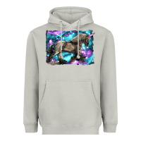 Moon Dust black unicorn Heavyweight Hoodie - LillyAllenDesigns