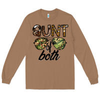 Toasted Coconut aunt of both Long Sleeve Tee - CowhideDigitalArt