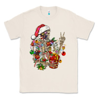Natural Christmas lights and skeleton Classic Tee - FaDigitalArtStudio