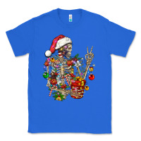 True Royal Christmas lights and skeleton Classic Tee - FaDigitalArtStudio