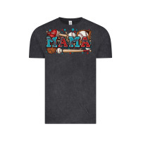 Vintage Black mama baseball Vintage Tee - Zillion Design Studio