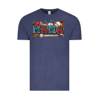 Vintage Denim mama baseball Vintage Tee - Zillion Design Studio
