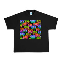 Black Halloween Pumpkins Urban Heavy Tee - texasbilliewilder