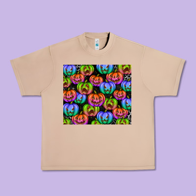 Halloween Pumpkins Urban Heavy Tee Designed By Texasbilliewilder