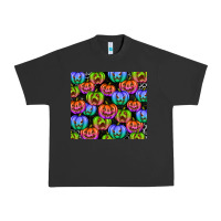 Pigment Black Halloween Pumpkins Urban Heavy Tee - texasbilliewilder