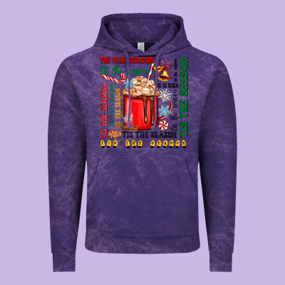 Tis The Season Vintage Hoodie Designed By Zillion Design Studio