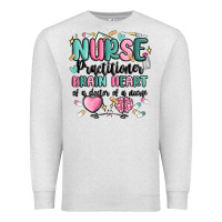 Oatmeal Heather nurse practitioner Premium Sweatshirt - MaliasSmallBusiness