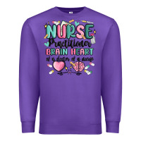 Purple nurse practitioner Premium Sweatshirt - MaliasSmallBusiness