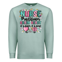 Seafoam nurse practitioner Premium Sweatshirt - MaliasSmallBusiness
