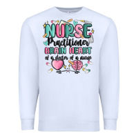 White nurse practitioner Premium Sweatshirt - MaliasSmallBusiness