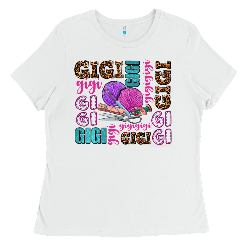 Gigi Gigi With Knitting Ladies Tee by AdoDesignShop | Teevron