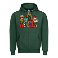 Sports Green lady of guadalupe abuela coffee cups Zipper Hoodie - Jasminsmagicworld