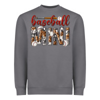 Storm baseball mini with leopard Heavyweight Sweatshirt - texasbilliewilder