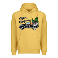 Merry Christmas Truck Premium Hoodie | Teevron