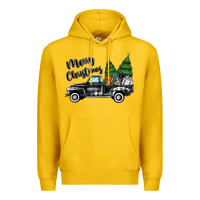 Lemon merry christmas truck Premium Hoodie - MaliasSmallBusiness