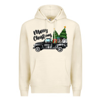 Tofu merry christmas truck Premium Hoodie - MaliasSmallBusiness