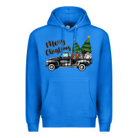 True Royal merry christmas truck Premium Hoodie - MaliasSmallBusiness