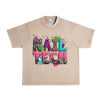 French Oak nail tech Urban Heavy Tee - Zillion Design Studio