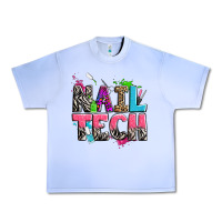 Grape Ice nail tech Urban Heavy Tee - Zillion Design Studio