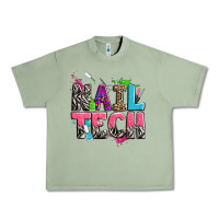 Oil Green nail tech Urban Heavy Tee - Zillion Design Studio