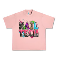 Salmon nail tech Urban Heavy Tee - Zillion Design Studio