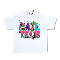 White nail tech Urban Heavy Tee - Zillion Design Studio