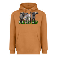 Meerkat baby sheeps with daisies Heavyweight Hoodie - LillyAllenDesigns