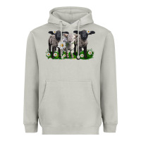 Moon Dust baby sheeps with daisies Heavyweight Hoodie - LillyAllenDesigns