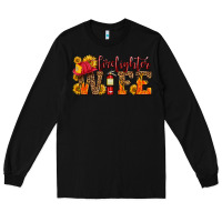 Black firefighter wife with hat sunflowers Long Sleeve Tee - HRA Design Shop