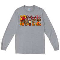 Heather Grey firefighter wife with hat sunflowers Long Sleeve Tee - HRA Design Shop