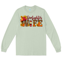 Matcha firefighter wife with hat sunflowers Long Sleeve Tee - HRA Design Shop