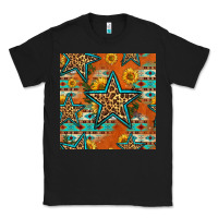 Black western stars seamless pattern Classic Tee - HRA Design Shop